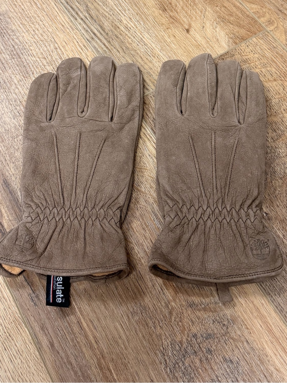 Timberland Leather Gloves Thinsulate Lined Brown‎ Winter Warm Men’s Medium